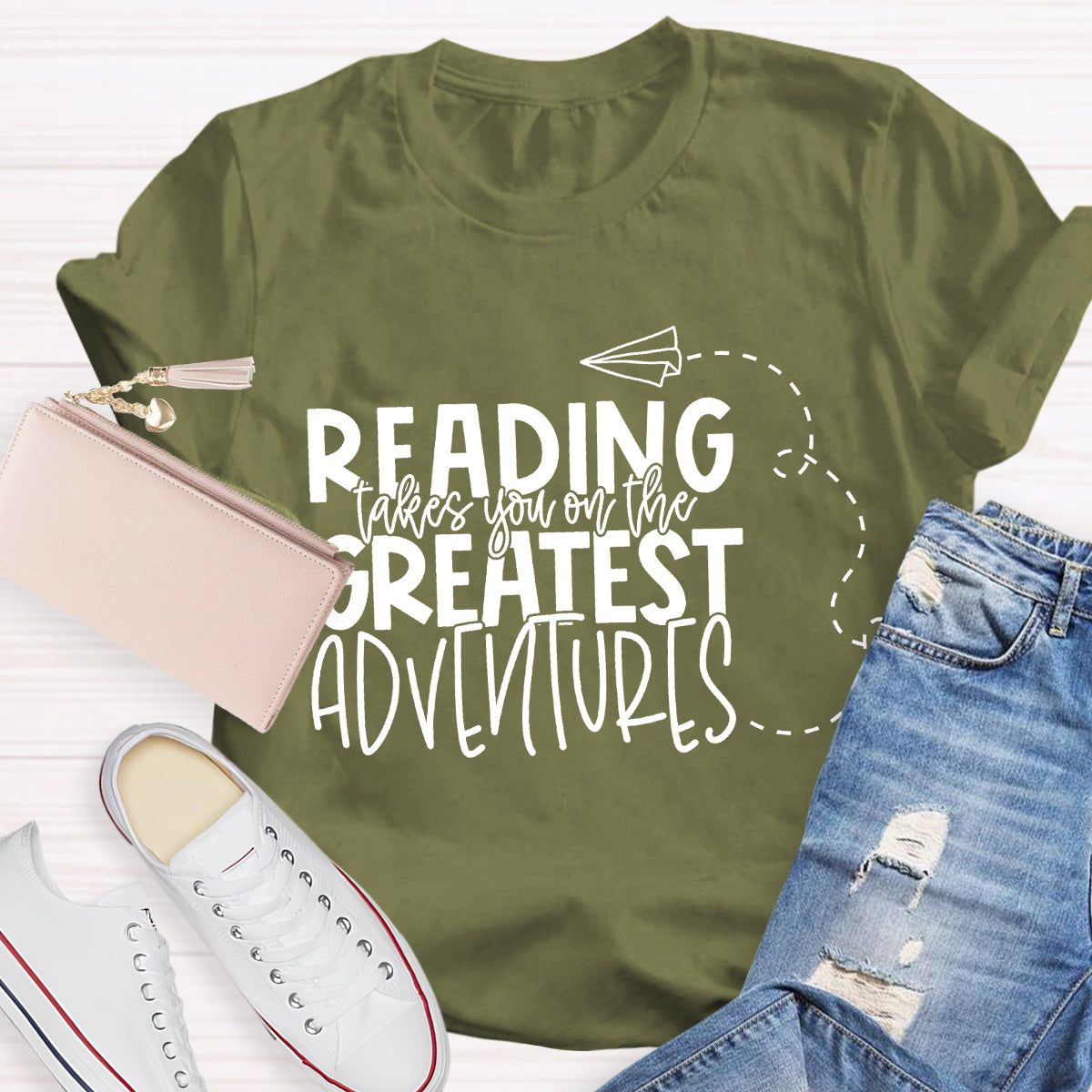 Reading Takes You On The Greatest Adventures T-Shirt