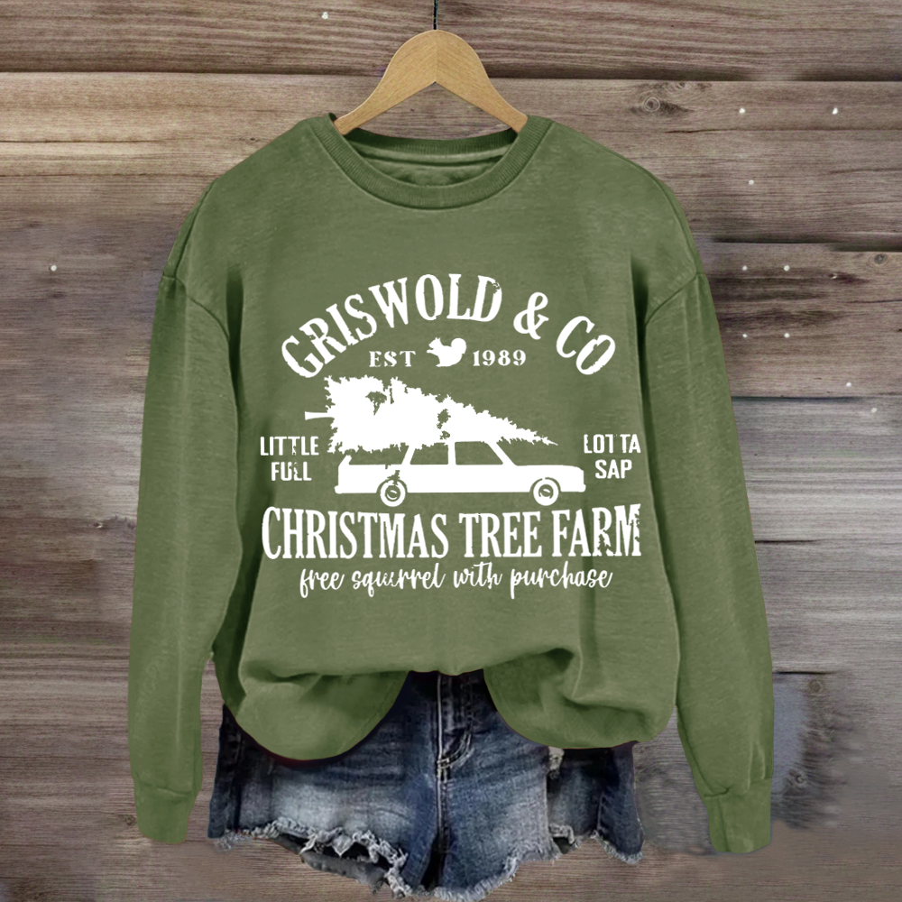 Retro Griswold Christmas Tree Sweatshirt