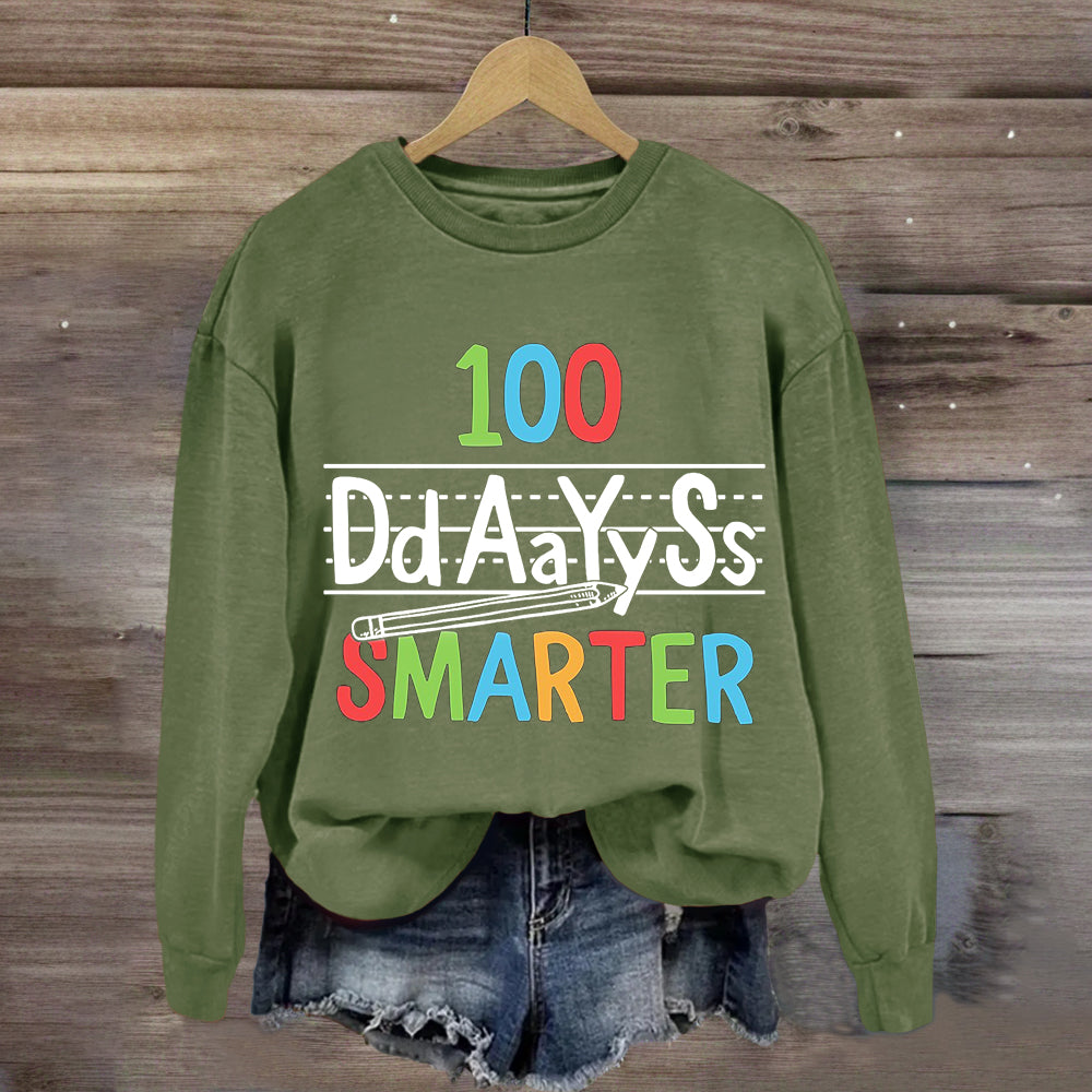 100 Days Smarter Pencil Sweatshirt