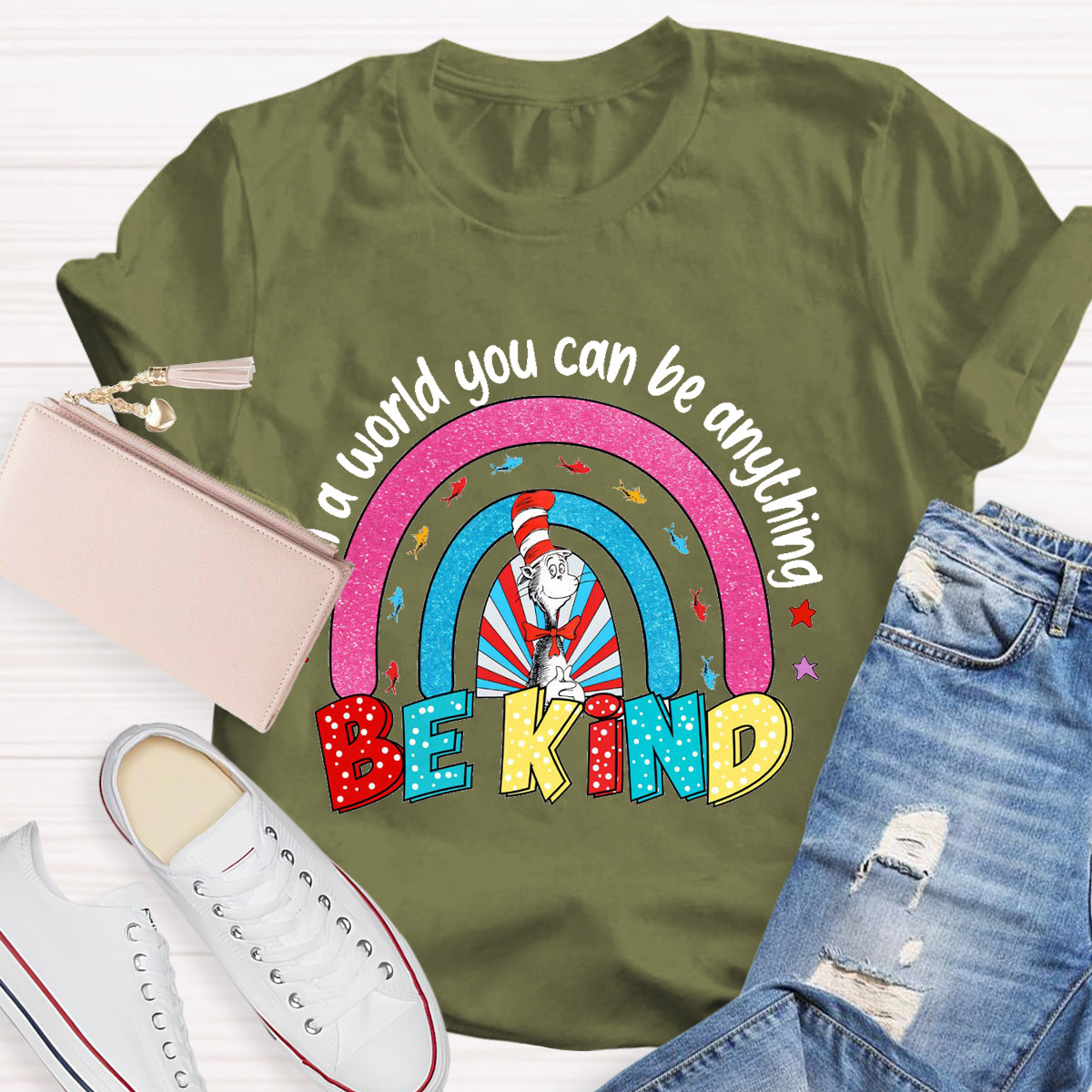 In A World Where You Can Be Anything Be Kind T-Shirt