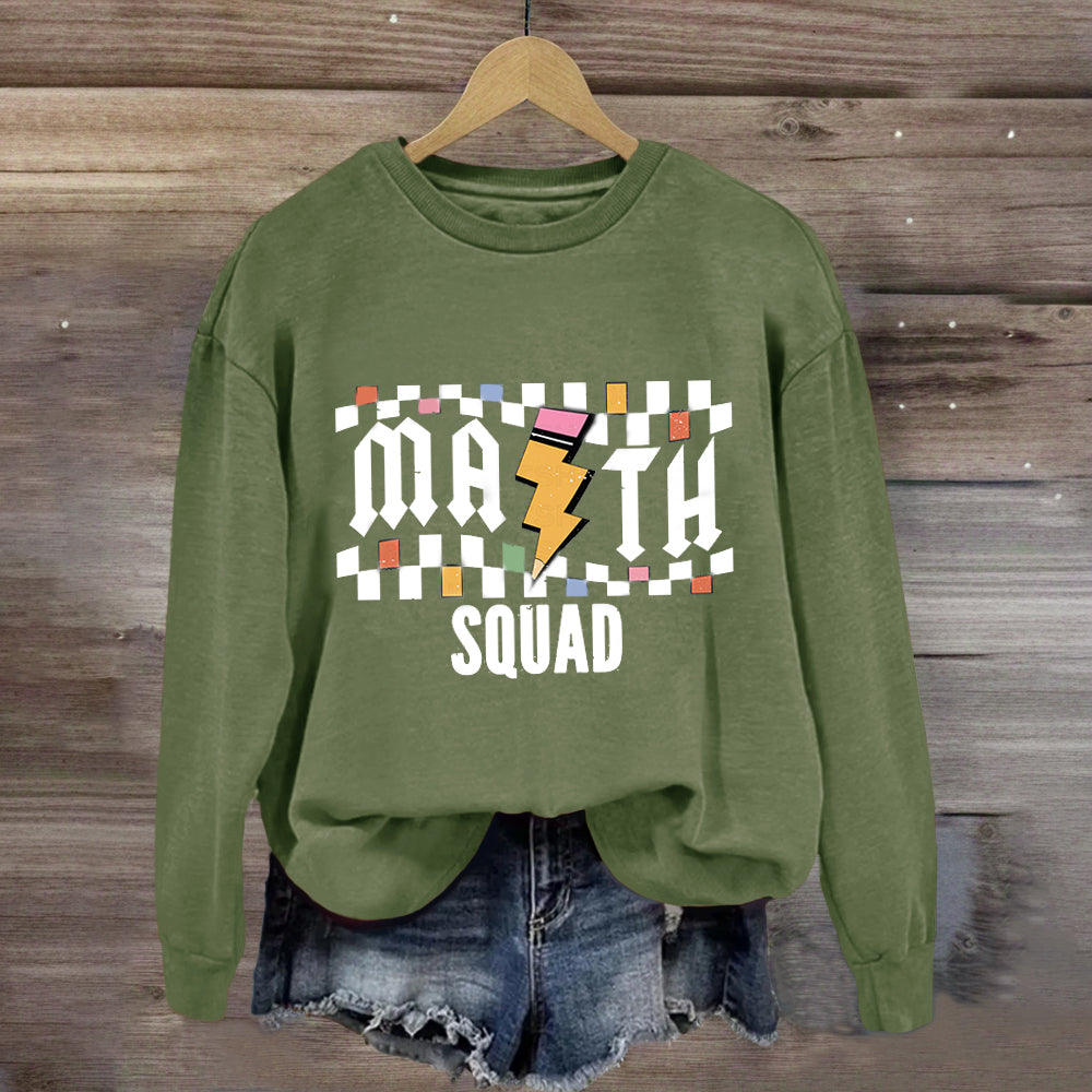 Math Squad Teacher Sweatshirt