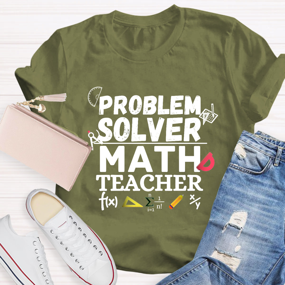 Problem Solver Math Teacher T-Shirt