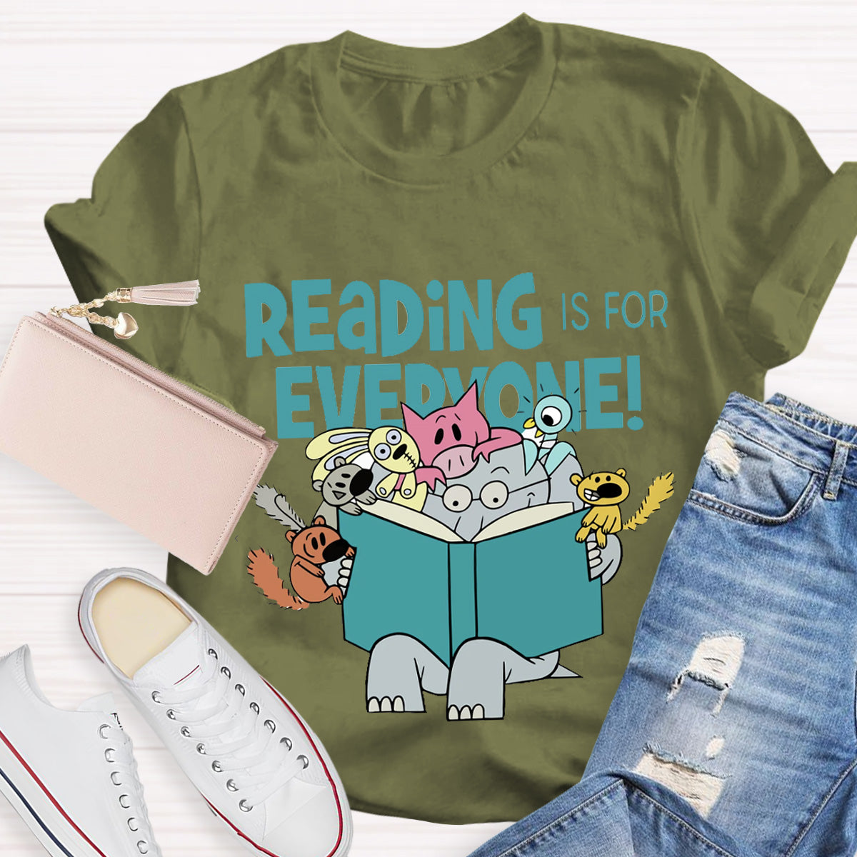 Reading Is For Everyone Teacher T-Shirt