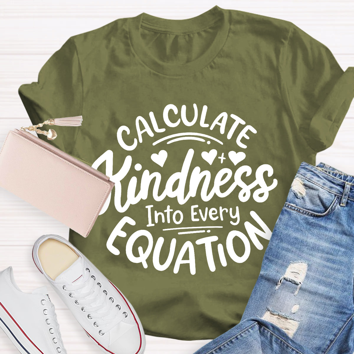 Calculate Kindness Into Every Equation T-Shirt