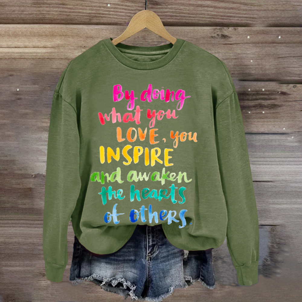 Loved Inspiration Teacher Sweatshirt