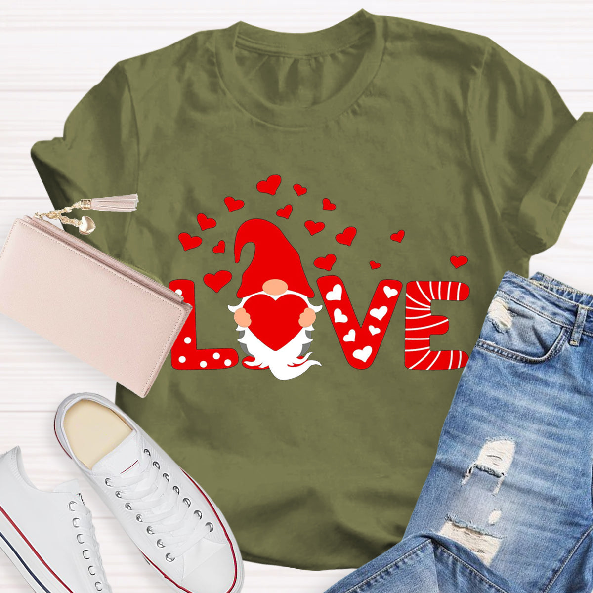 Valentine Love Gnomes T-Shirt