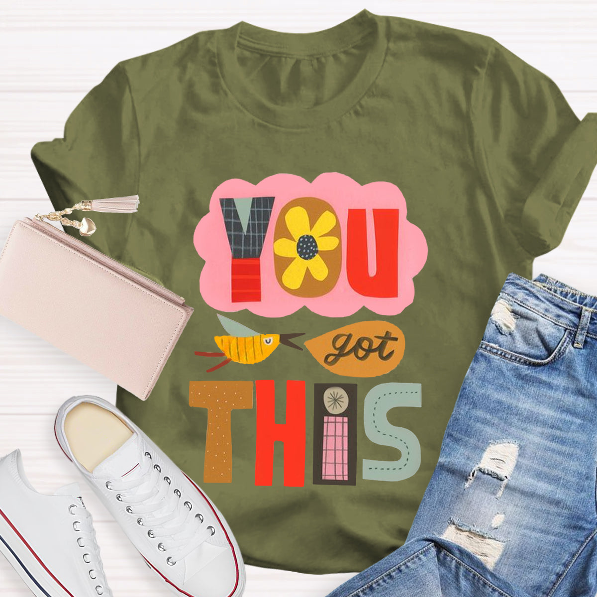 You Got This Geometric Design Test Day T-Shirt