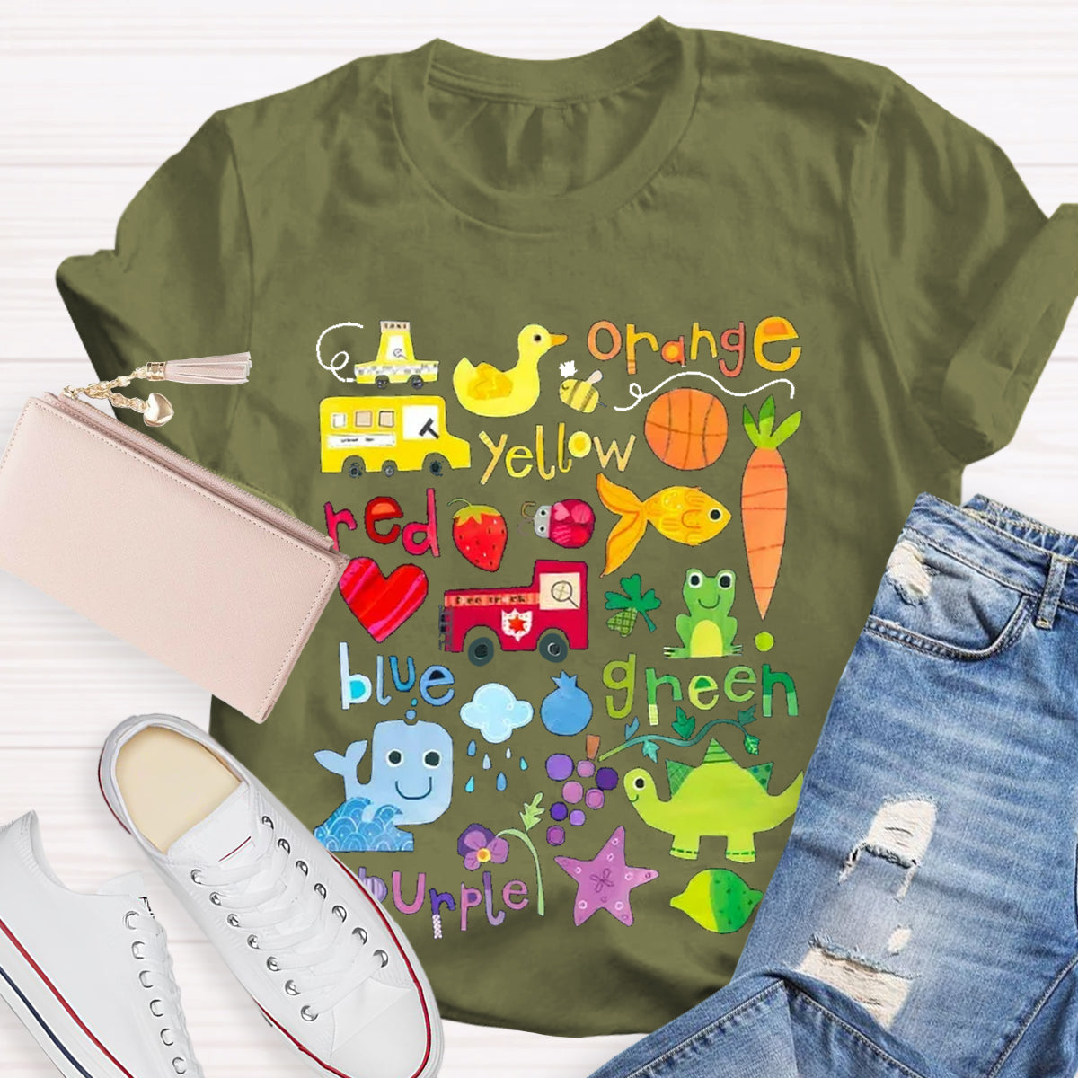 What's Your Favorite Color Teacher T-Shirt