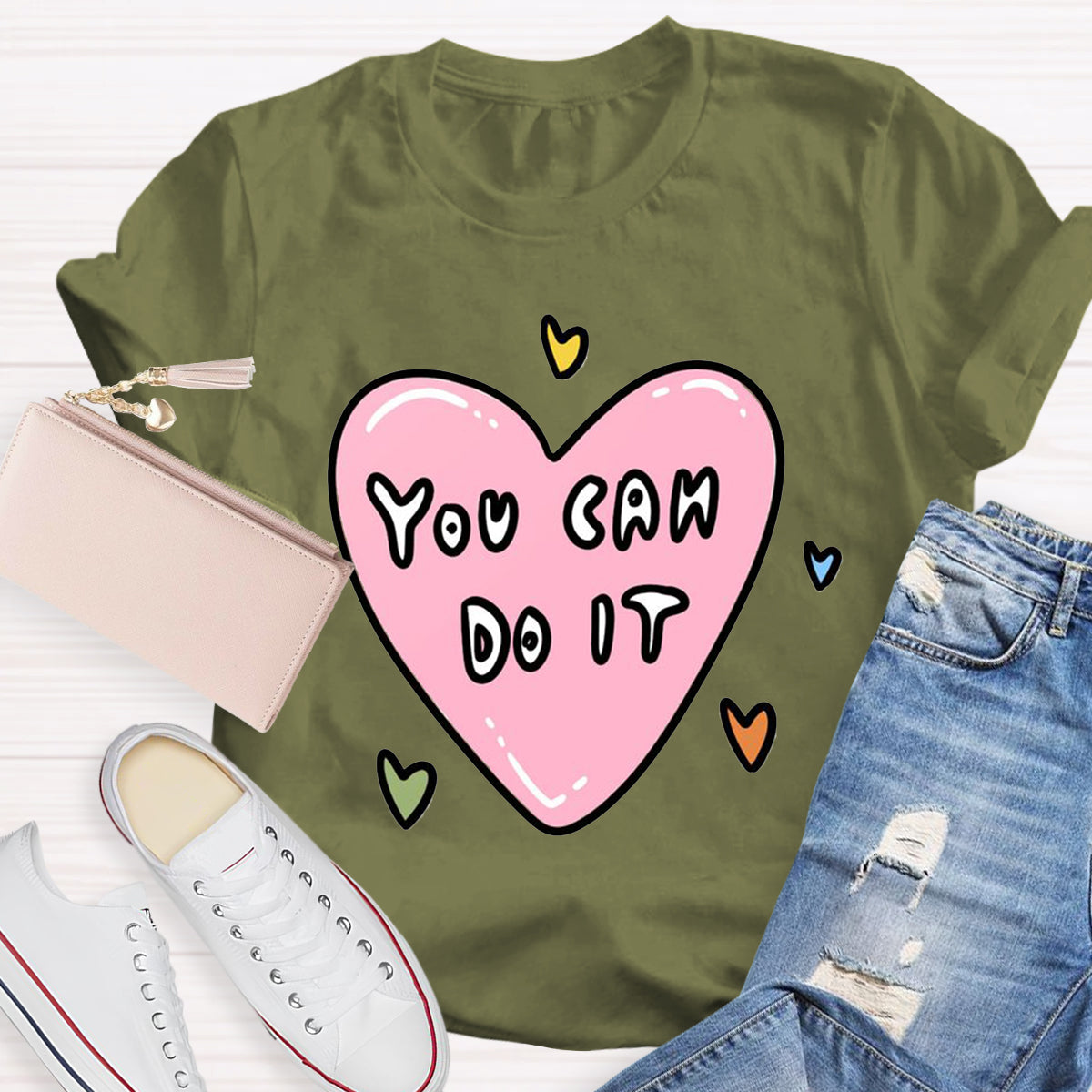 You Can Do It Motivational Language T-Shirt