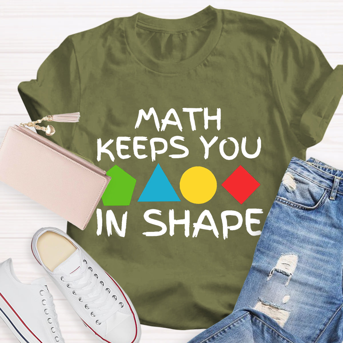 Math Keeps You In Shape T-Shirt