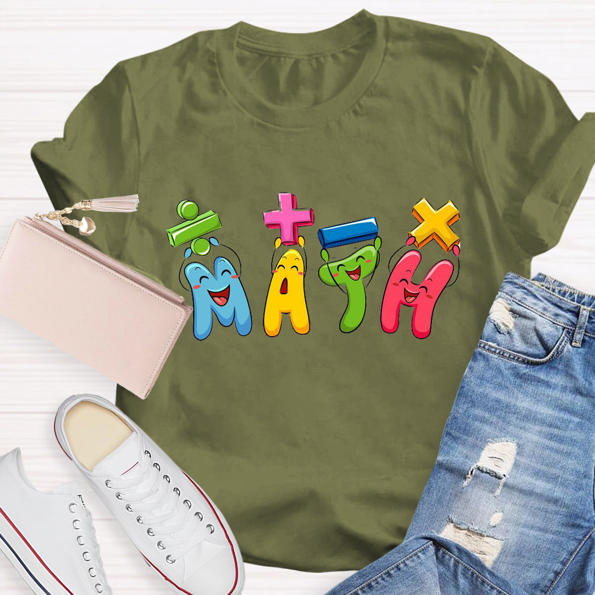 Funny Math Symbols Math Day T-Shirt