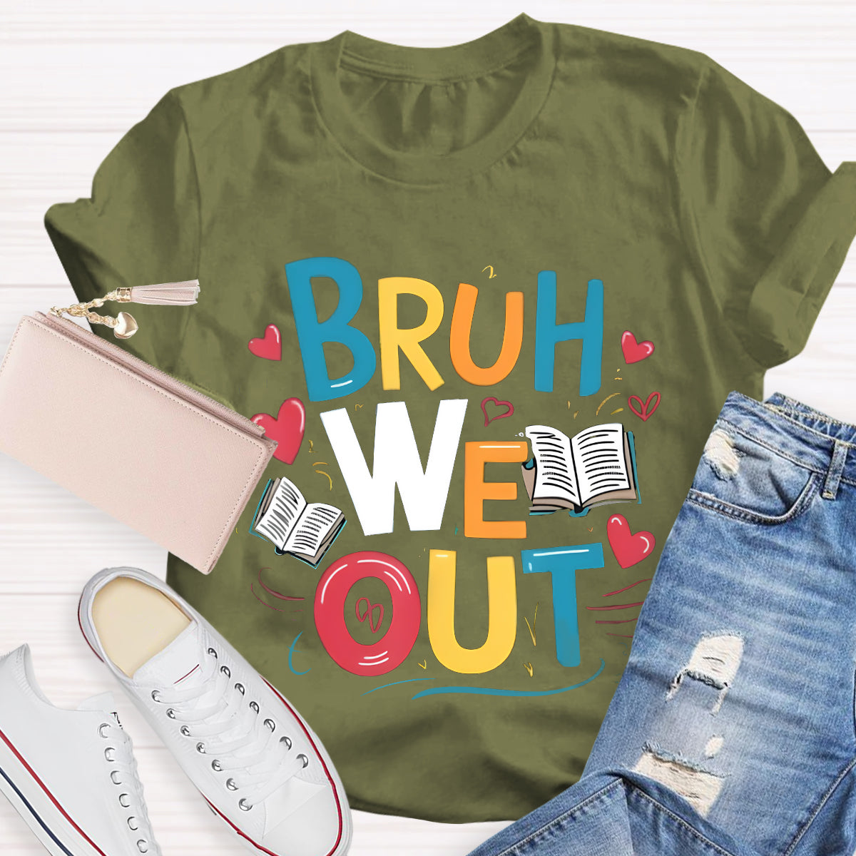 Bruh We Out Teacher T-Shirt