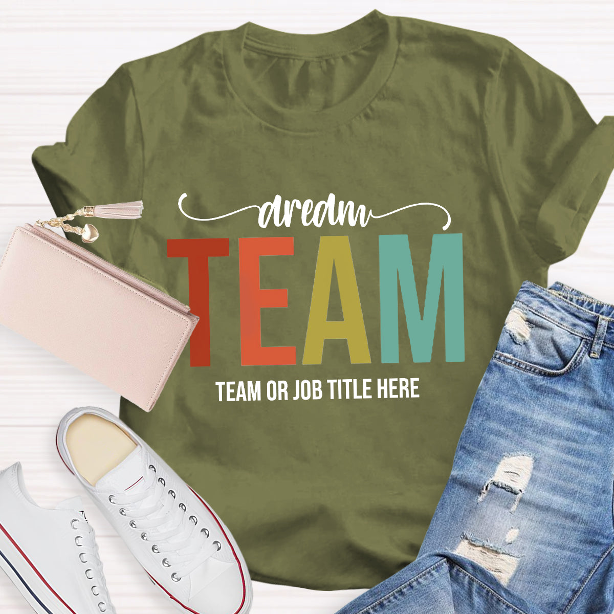 Personalized Dream Team Name T-Shirt