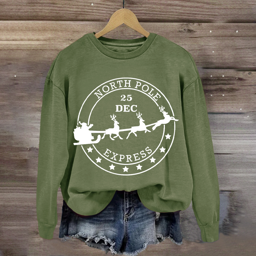 North Pole Express Teacher Sweatshirt