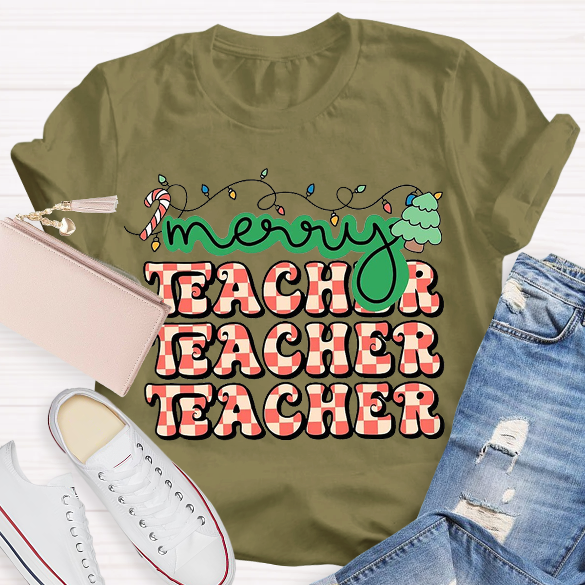 Merry Christmas Teacher T-Shirt