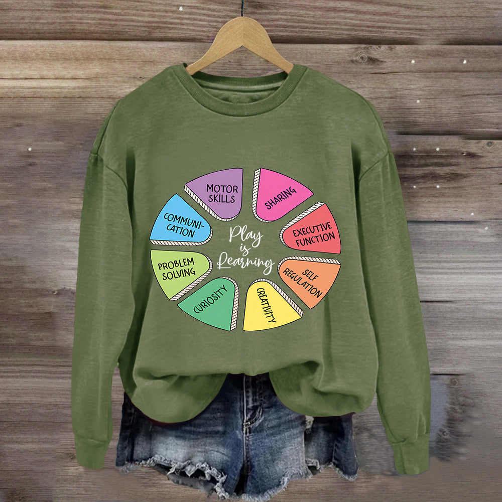 Play Is Learning More Skills Sweatshirt