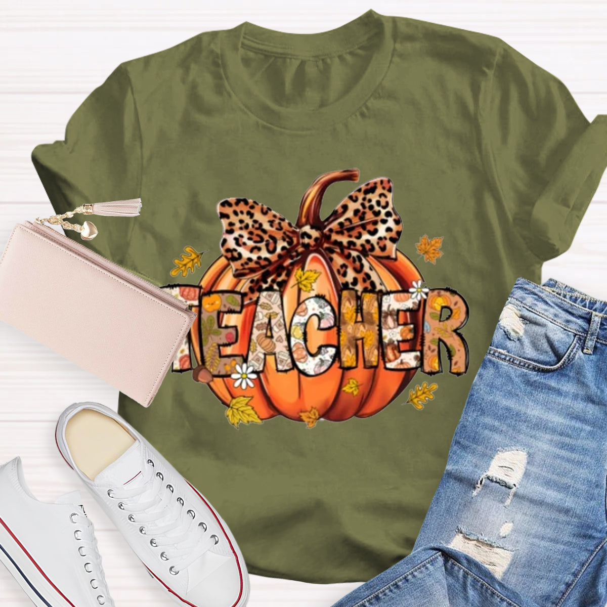 Teacher Pumpkin Teacher T-Shirt