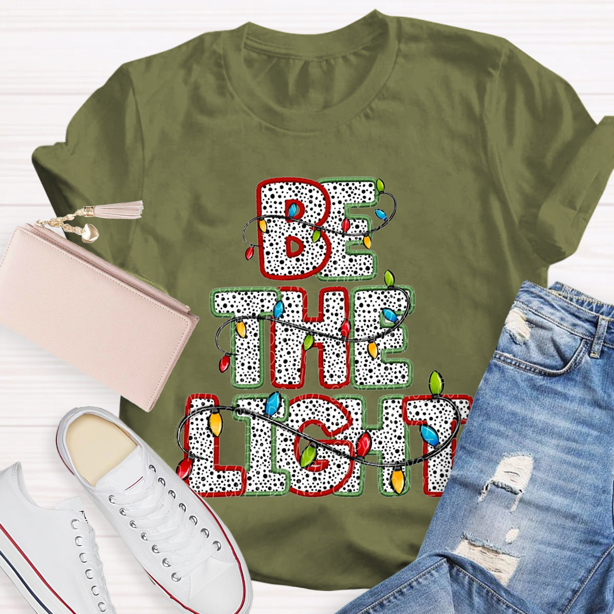 Be The Light Teacher T-shirt