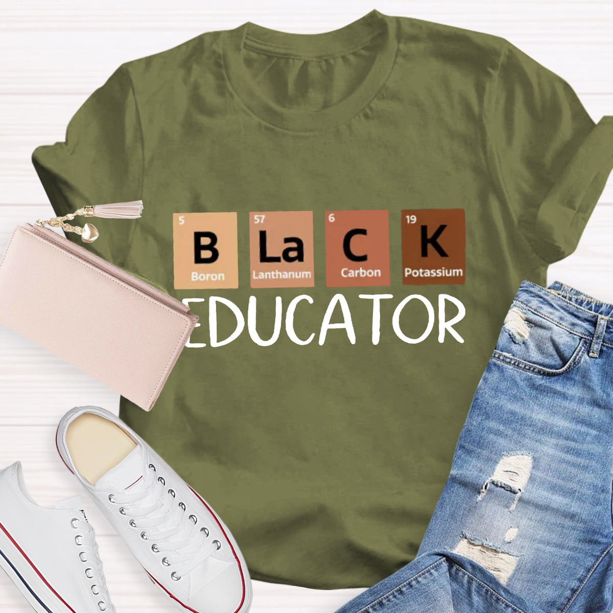 Black Educator Teacher T-Shirt