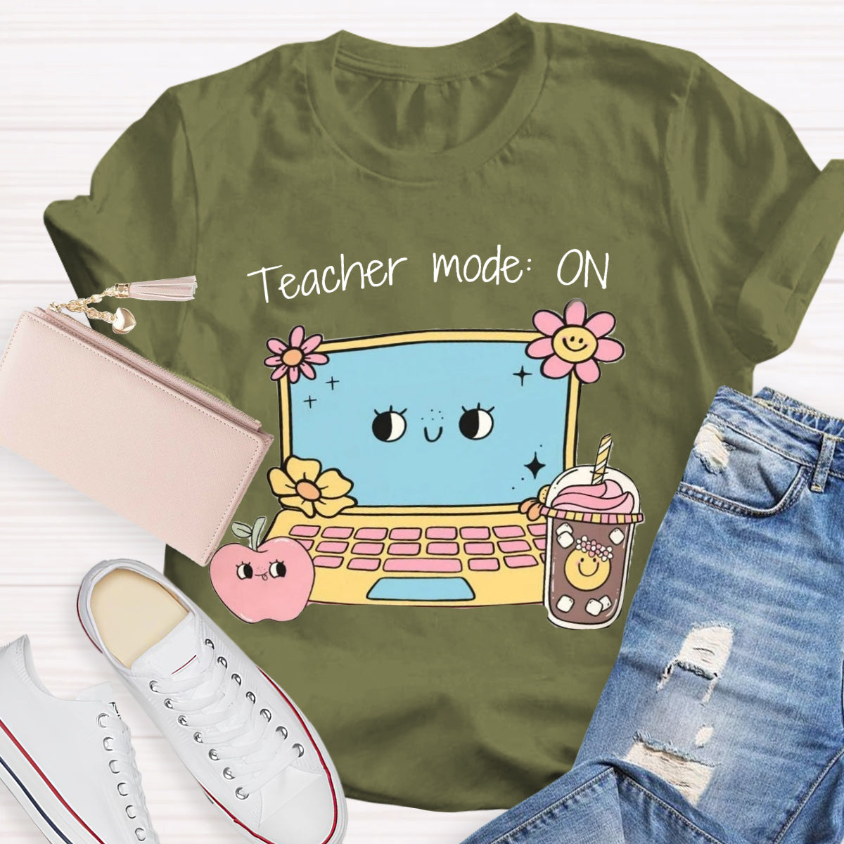 Teacher Mode On Computer Coffee T-Shirt