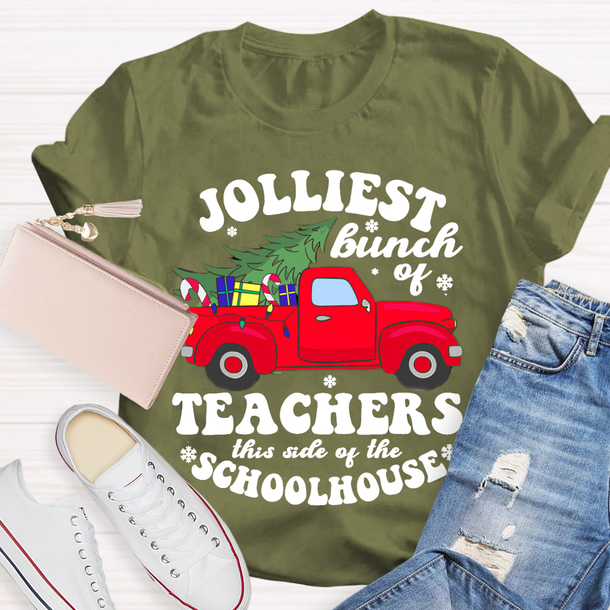 Jolliest Bunch Of Teachers This Side Of The Schoolhouse T-Shirt