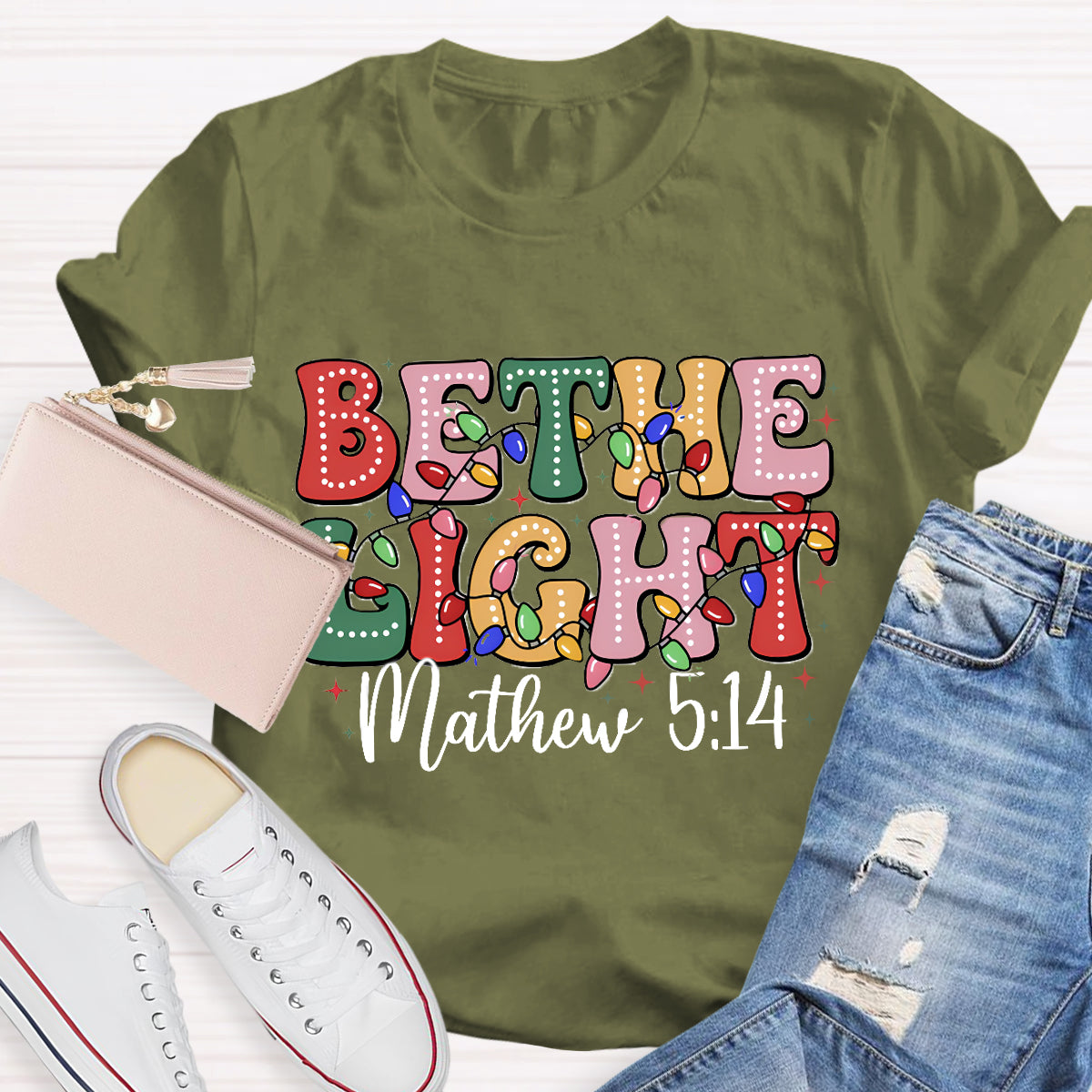 Be The Light Teacher T-Shirt