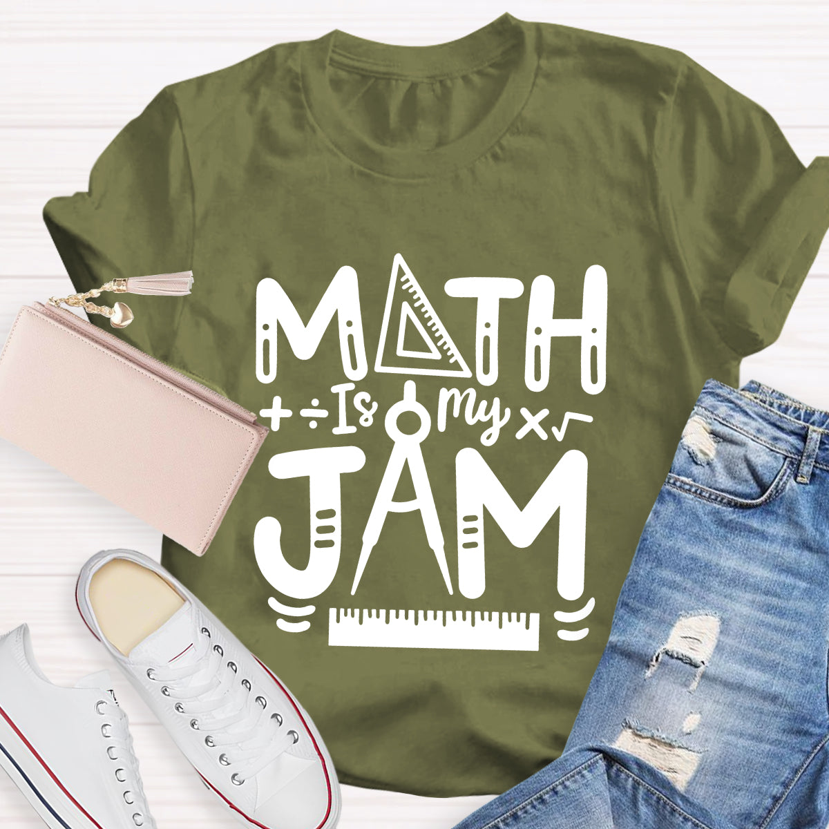 Math Is My Jam Teacher T-Shirt