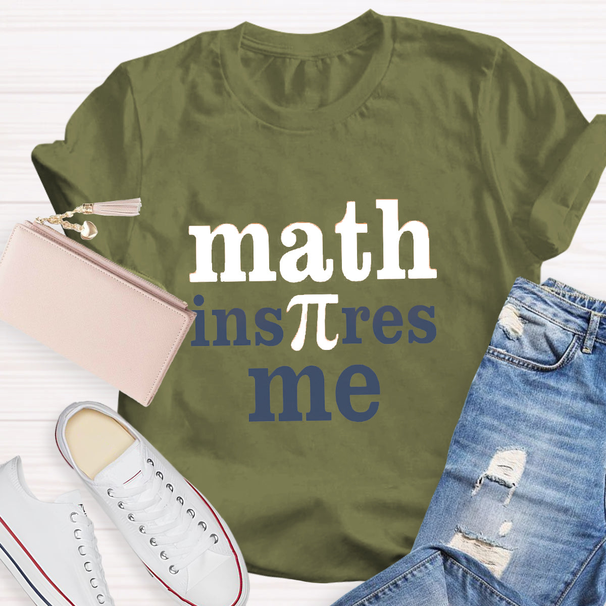 Math Inspire Me Math Teacher T-Shirt