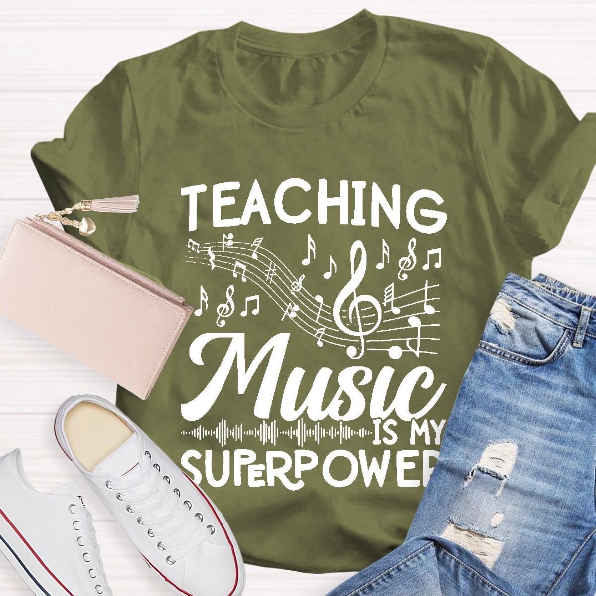 Teaching Music Is My Super Power T-Shirt