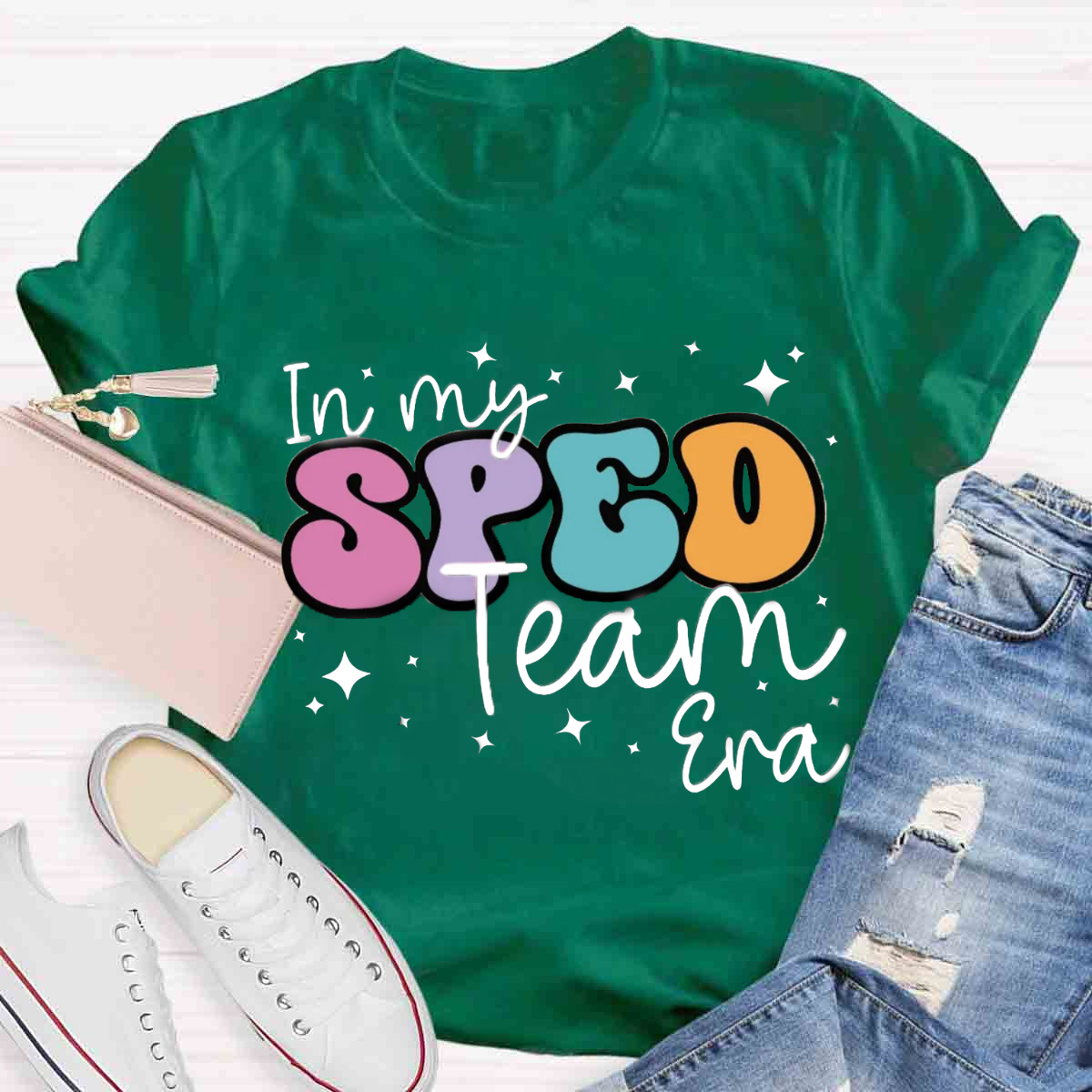 In My Sped Team Era Teacher T-Shirt