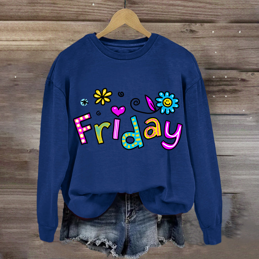 Happy Friday Teacher Sweatshirt