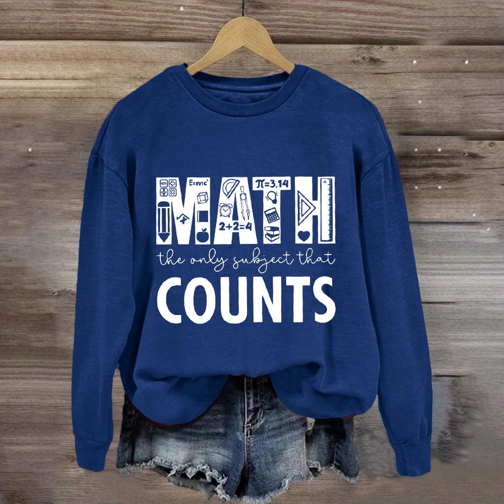 Math Counts Teacher Sweatshirt