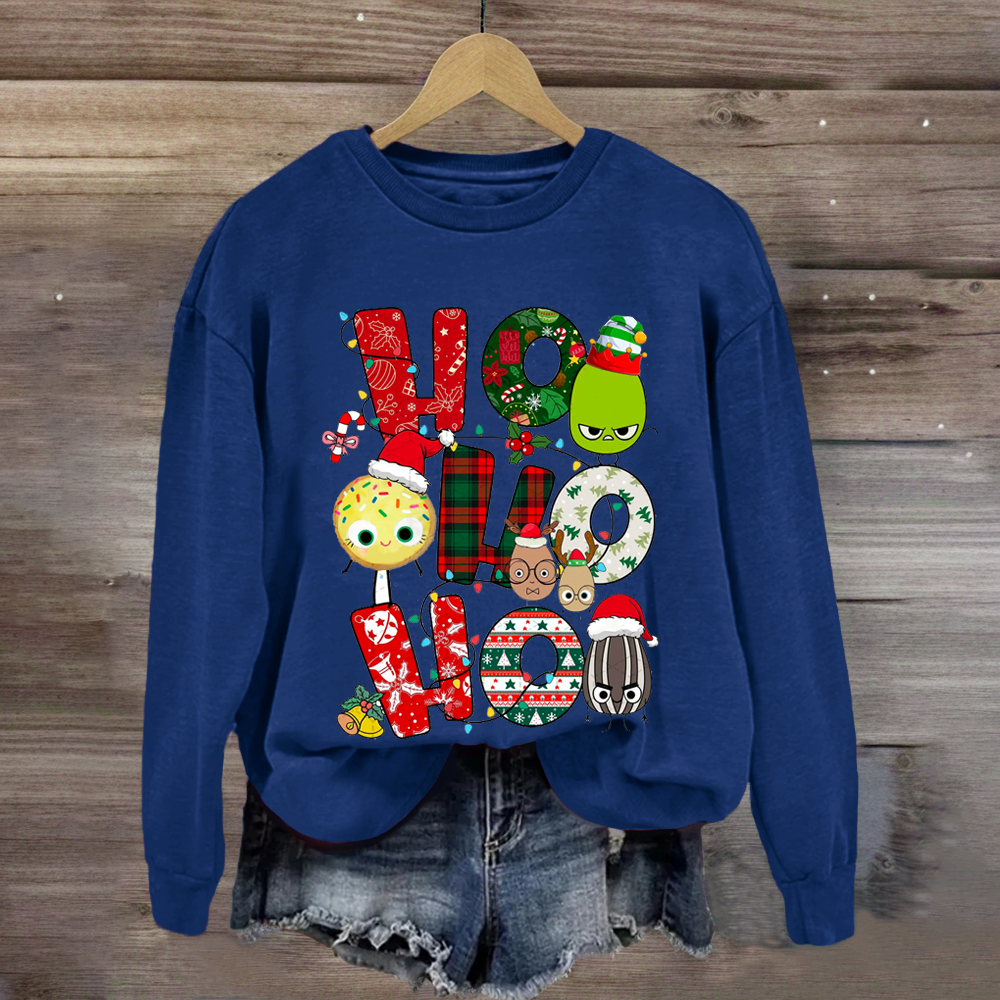 Children's Books Characters Ho Ho Ho Christmas Sweatshirt