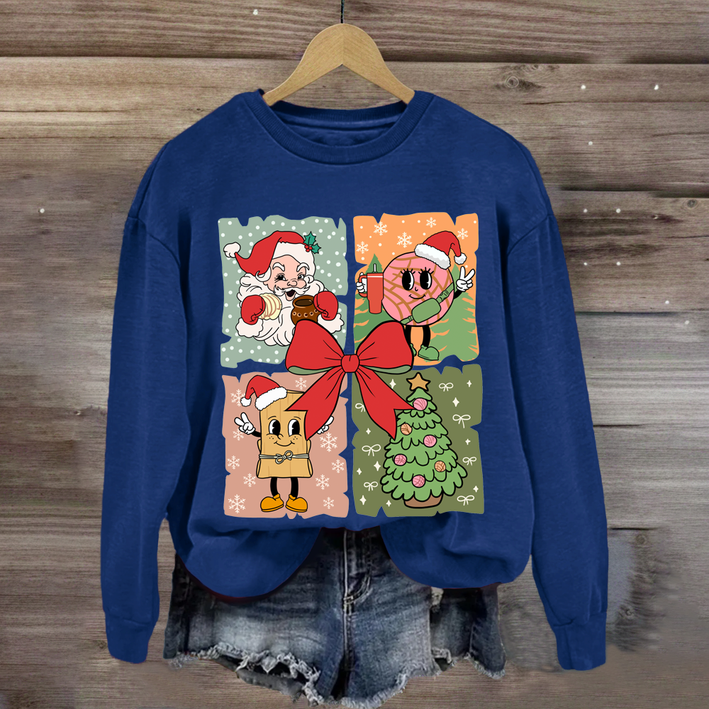 Santa Claus Christmas tree Sweatshirt