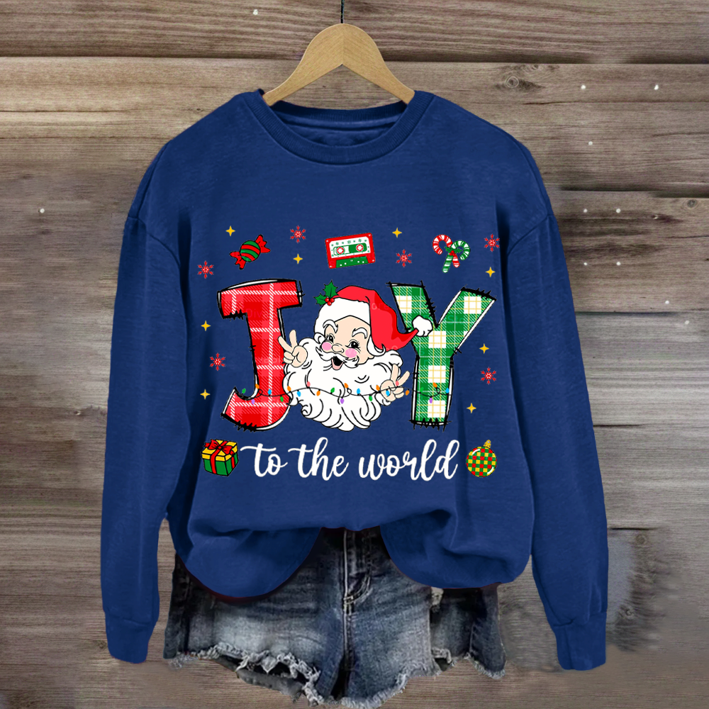 Joy To The World Christmas Season Sweatshirt