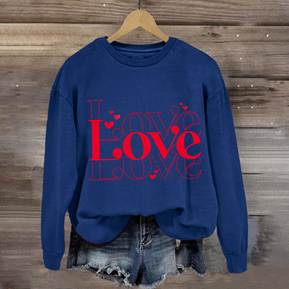 Cute Valentine Heart Sweatshirt