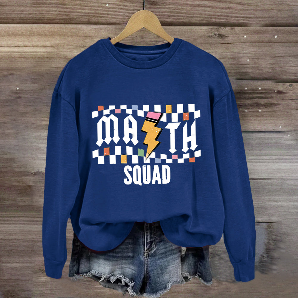 Math Squad Teacher Sweatshirt