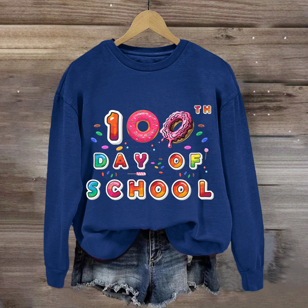 100th Day Of School Donut Sweatshirt