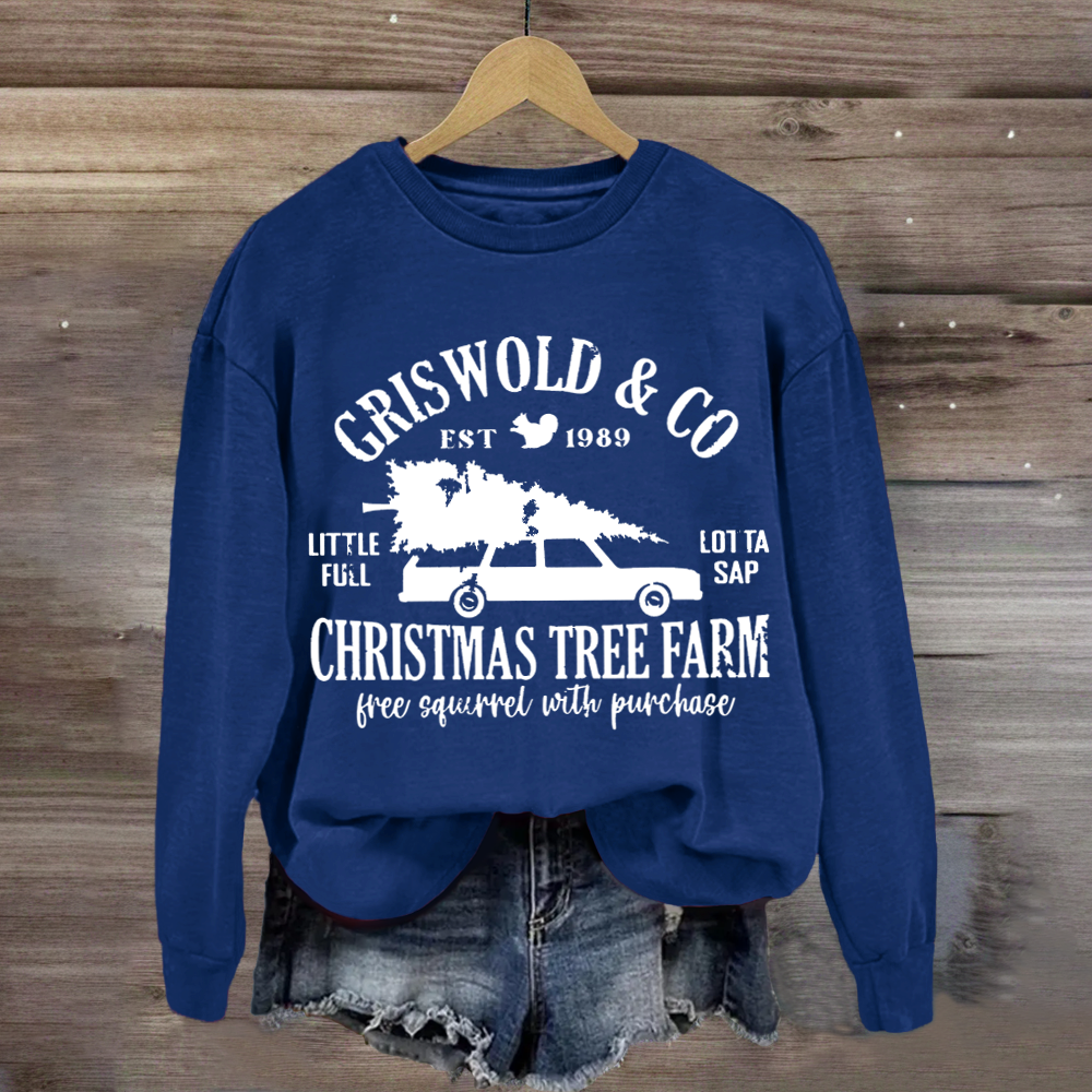 Retro Griswold Christmas Tree Sweatshirt