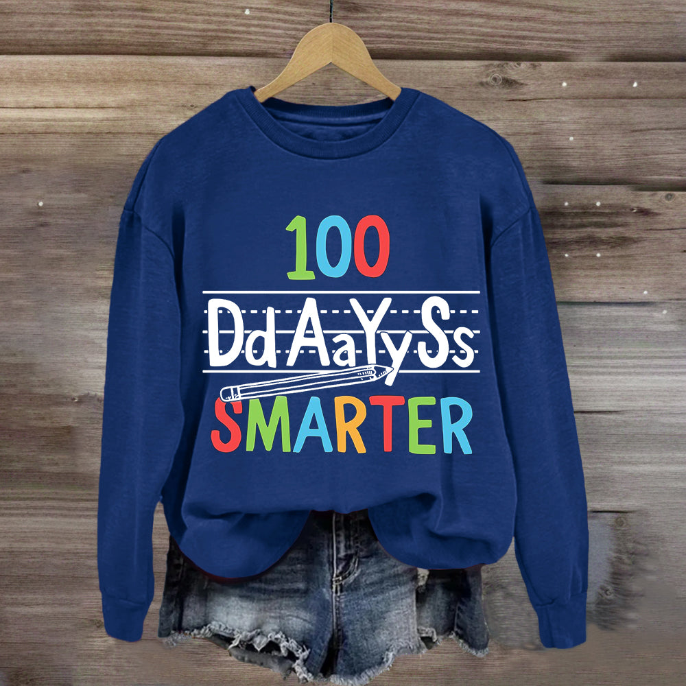 100 Days Smarter Pencil Sweatshirt