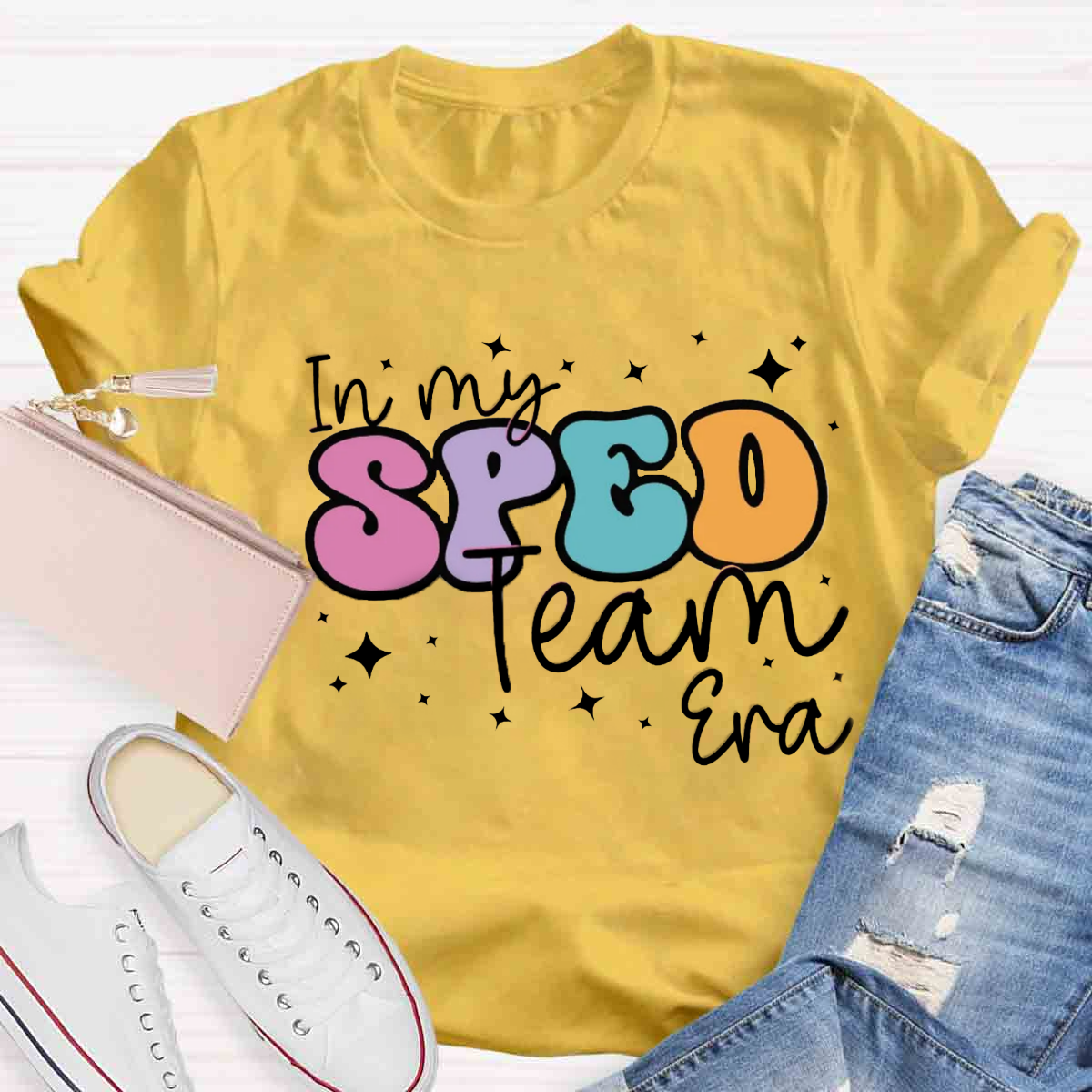 In My Sped Team Era Teacher T-Shirt