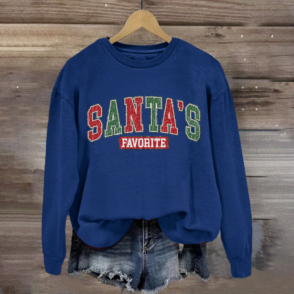 Santa's Favorite Retro Sweatshirt