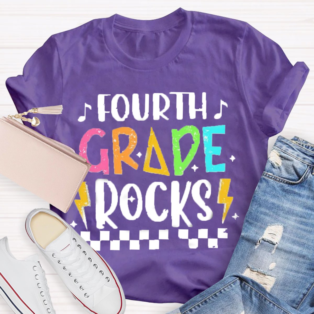 Personalized Grade Rocks Teachers Back To School Shirts