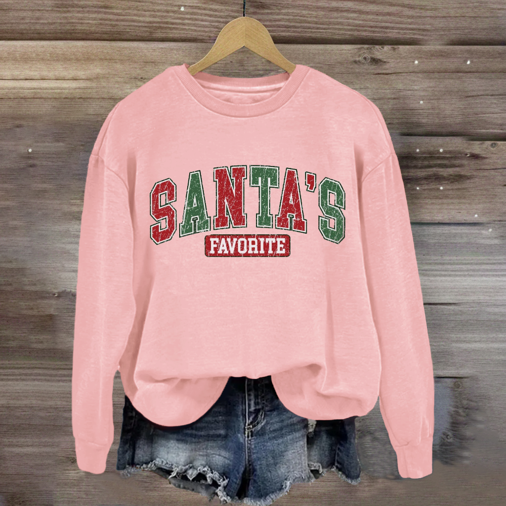 Santa's Favorite Retro Sweatshirt