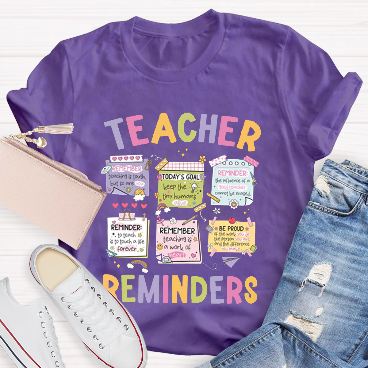 Teacher Reminder Funny Milk Box T-Shirt