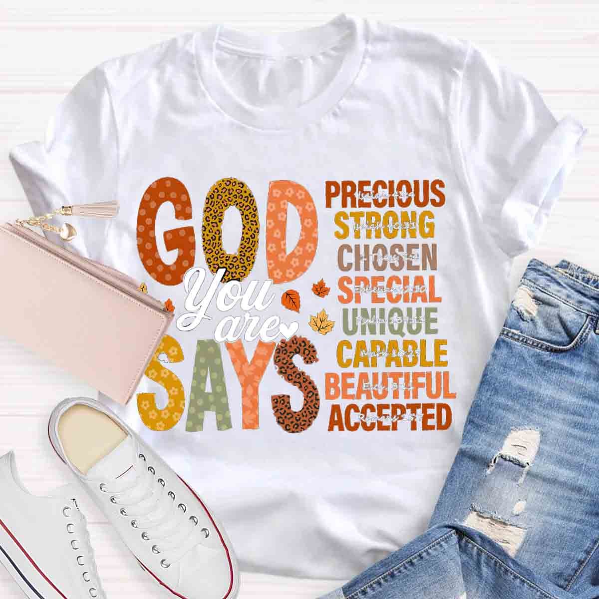 God Says You Are Strong Fall Shirt