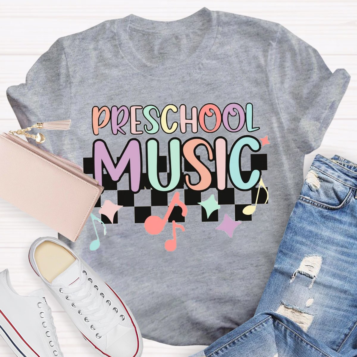 Personalized Grade Music Teacher Shirt