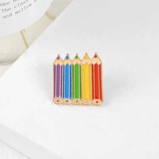 Colored Pencil Pin