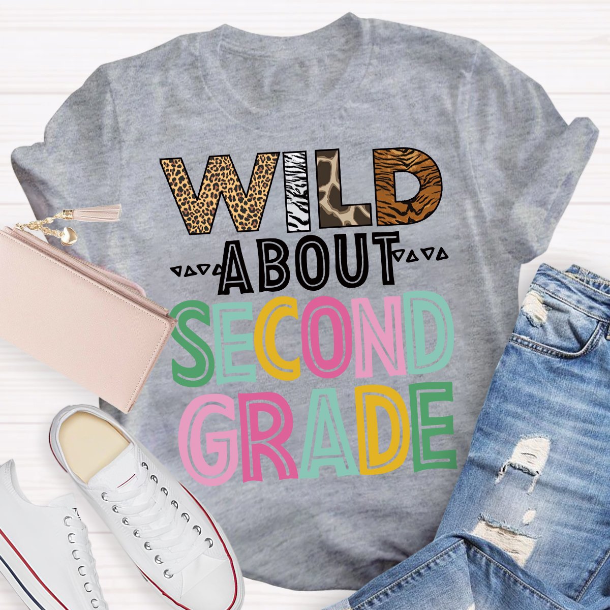 Personalized Wild Avabout Fourth Grade Teacher Shirt