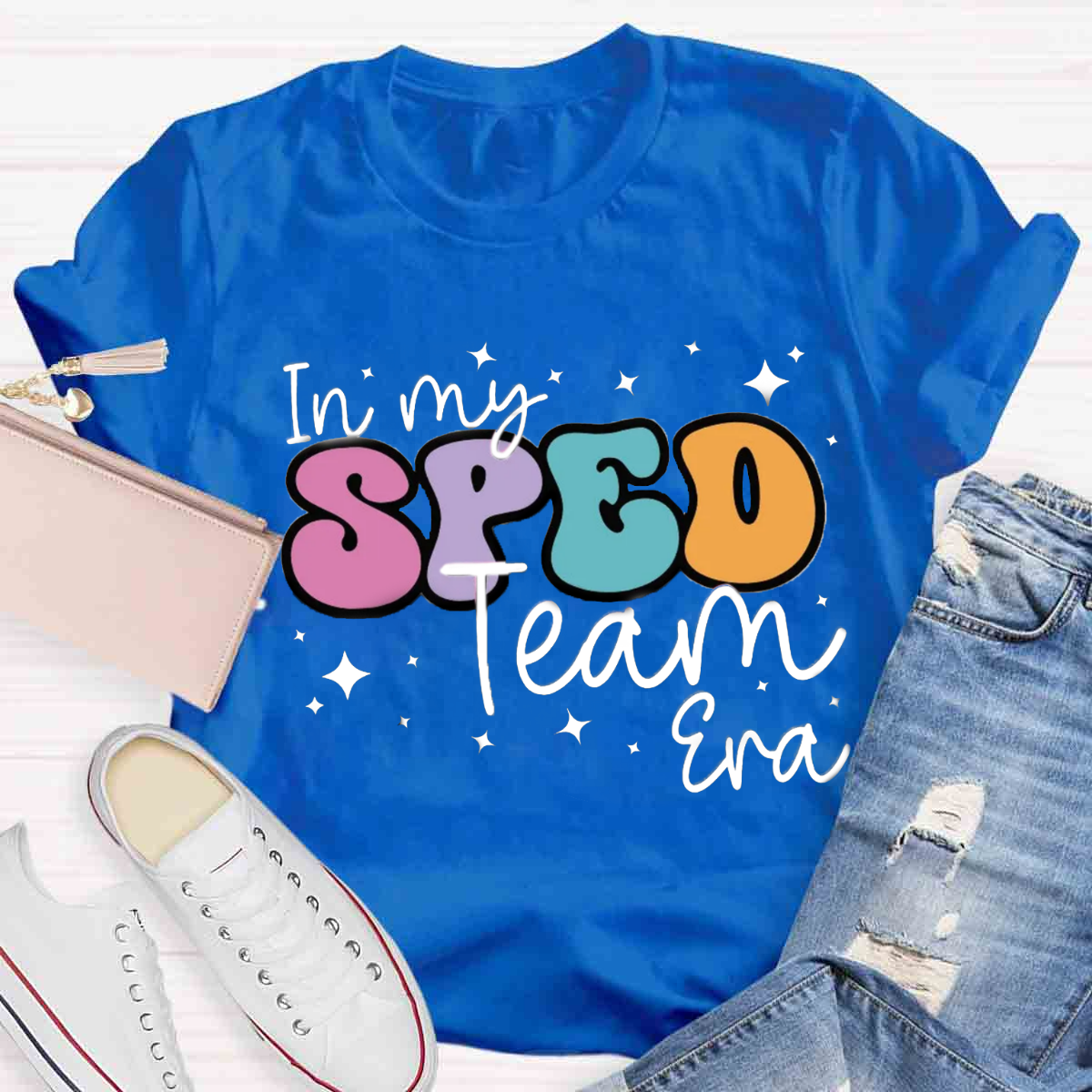 In My Sped Team Era Teacher T-Shirt